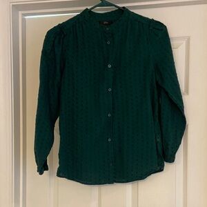 J Crew Green Women's Top